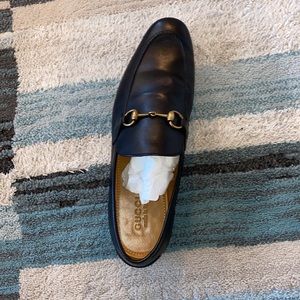 Gucci size 12 men’s black loafers